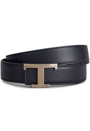 Tod's logo-buckle leather belt - Brown