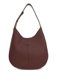 Tod's small Di hobo leather bag - Brown