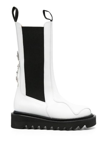 Toga Pulla AJ1121 50mm chunky boots - White