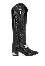 knee length cowboy boots