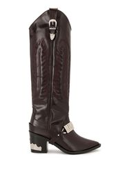 over-the-knee cowboy boots