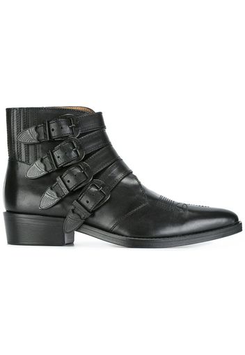 Toga Virilis multi buckle boots - Black