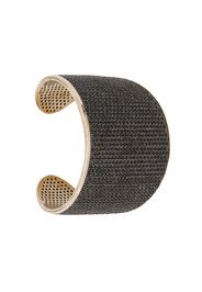24kt gold plated bejewelled statement cuff