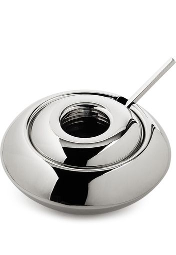 Form Sugar Dish And Spoon Stainless Steel