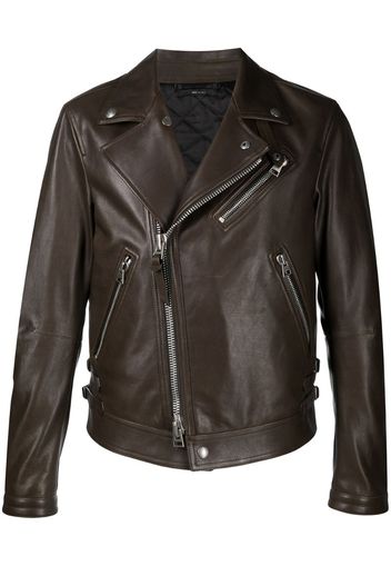 calf leather jacket