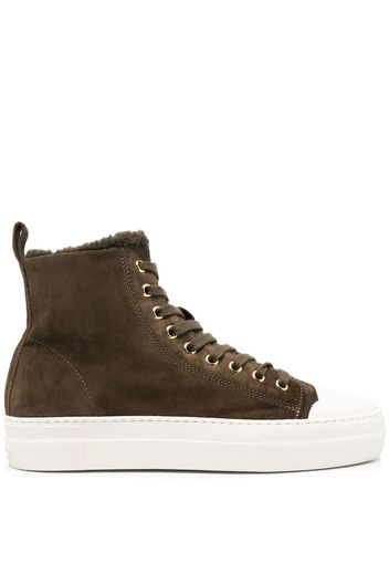 TOM FORD ankle-length lace-up sneakers - Green