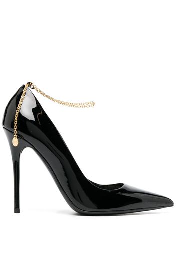 TOM FORD 120mm patent leather pumps - Black