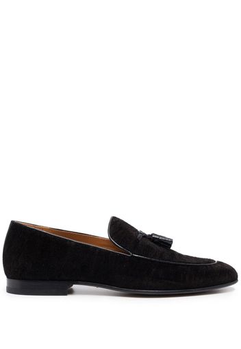 TOM FORD tasselled suede loafers - Black