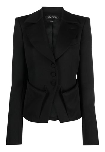 TOM FORD tailored single-breasted blazer - Black