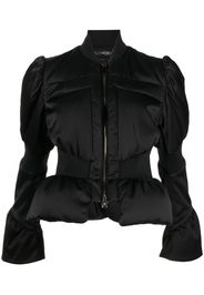 TOM FORD down-filled peplum jacket - Black