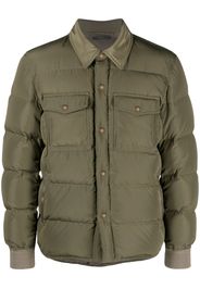 TOM FORD Techno Ottoman padded jacket - Green