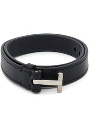 TOM FORD T-hinge leather bracelet - Black