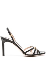 TOM FORD 90mm logo-plaque sandals - Black