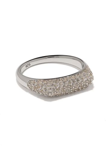 Knut crystal studded ring