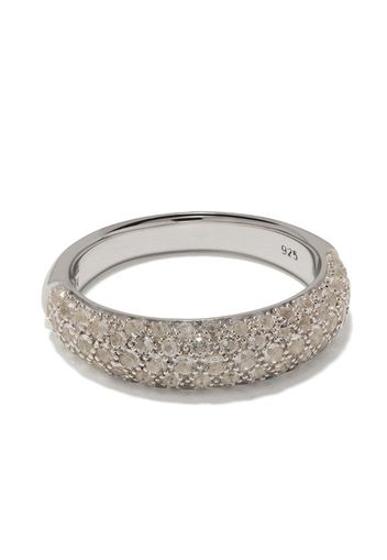 Liz chunky band crystal embellished ring