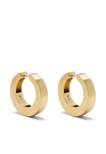 Tom Wood Arch gold-plated hoops