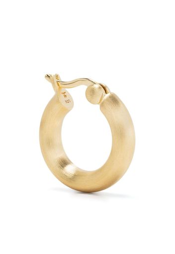 Tom Wood satin-finish hoop earrings - Gold