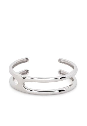Tom Wood Cage recycled sterling silver cuff