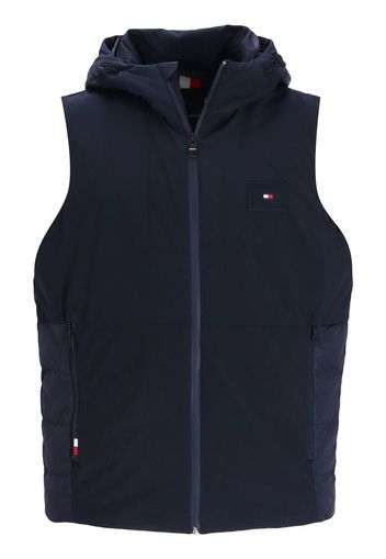 Tommy Hilfiger logo-patch padded gilet - Blue