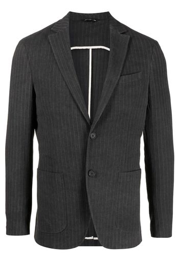 Tonello striped single-breasted blazer - Grey