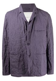 Toogood Botanist crinkled blazer - Purple