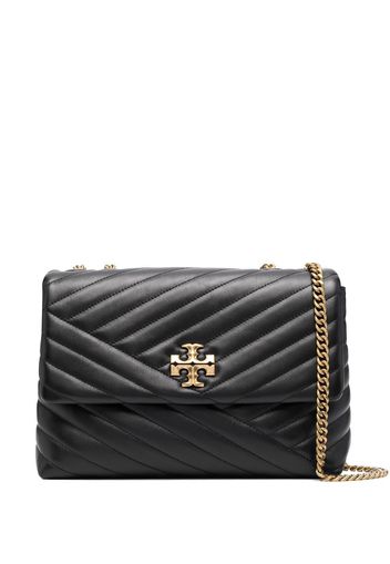 Tory Burch Kira chevron convertible shoulder bag - Black