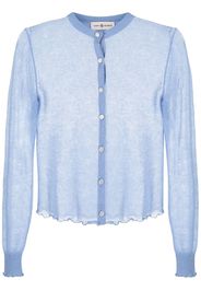 Tory Burch button-down fitted cardigan - Blue