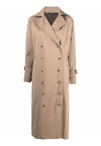Totême double-breasted mid-length coat - Neutrals