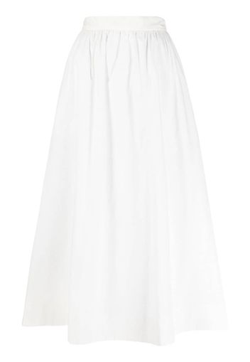 Totême high-waisted A-line skirt - White