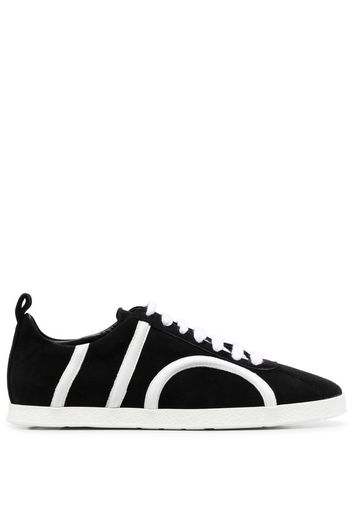 Totême suede low-top sneakers - Black