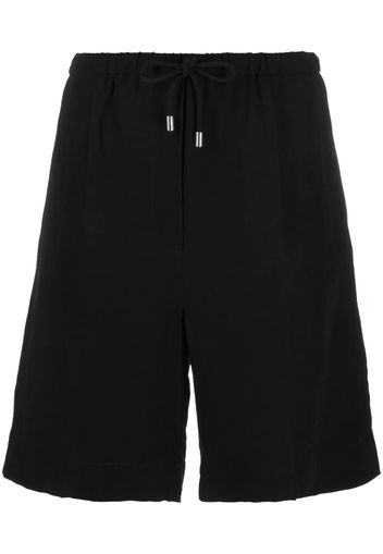 TOTEME drawstring-waist shorts - Black