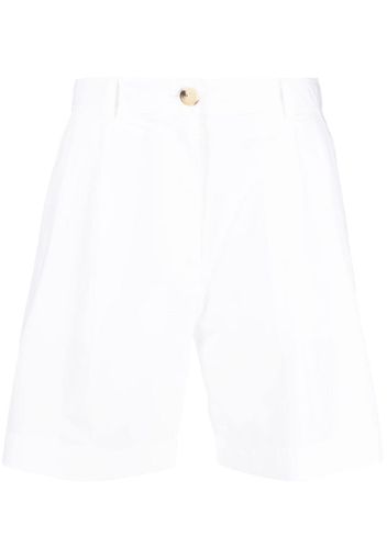 TOTEME high-rise tailored shorts - White