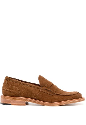 Tricker's slip-on suede loafers - Brown