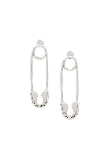 safety pin stud earring