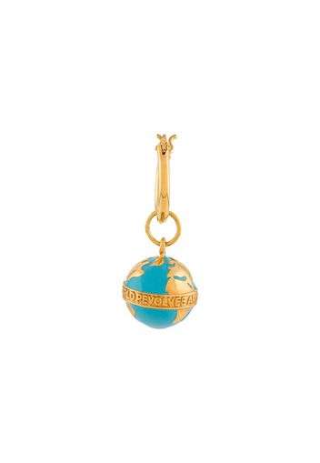 True Rocks globe hoop single earring - Blue