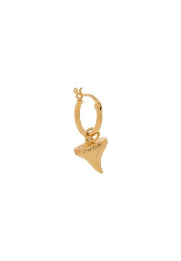 Shark Tooth single hoop earring