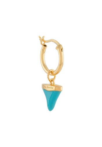 single shark tooth hoop earring