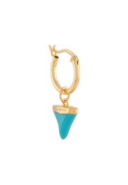 single shark tooth hoop earring