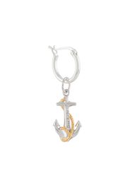 anchor hoop earring