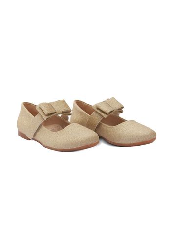 Tulleen bow-detail ballerina shoes - Neutrals