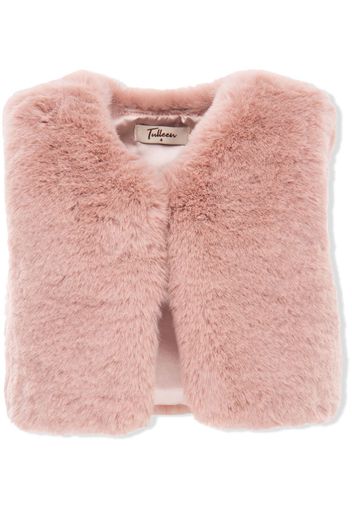 Tulleen faux fur vest - Pink