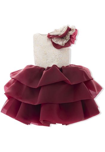 Tulleen Ladera tiered ruffle dress