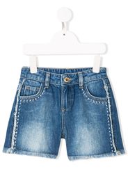 Twin-Set star denim shorts - Blue