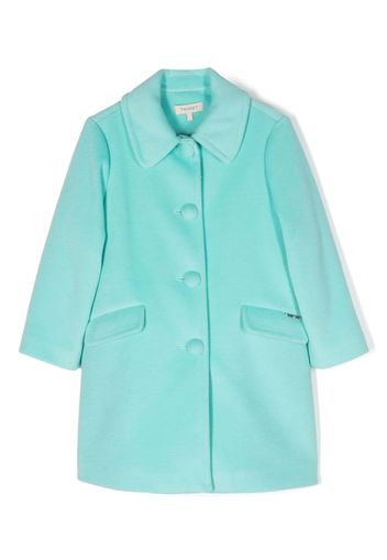 TWINSET Kids single-breasted trench coat - Blue