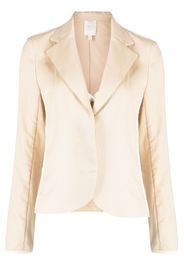 TWP chambray single-breasted blazer - Neutrals