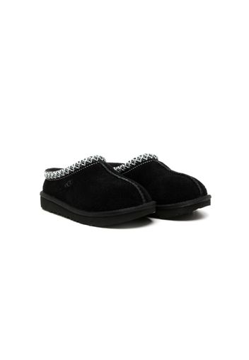 UGG Kids round-toe slippers - Black