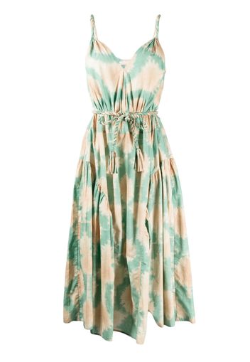 Ulla Johnson Valentina tie-dye midi dress - Green