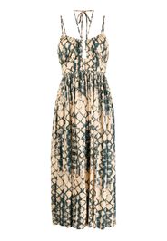 Ulla Johnson Freya halterneck midi dress - Yellow