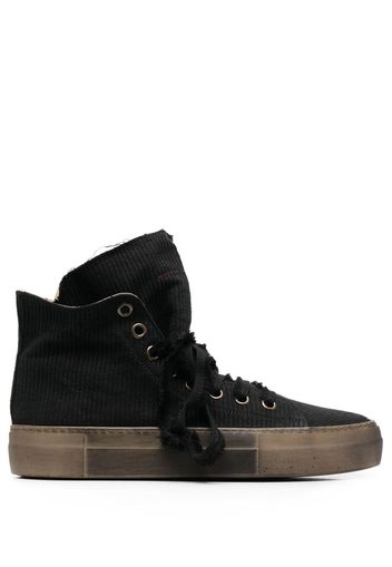 Uma Wang platform-sole high-top sneakers - Black