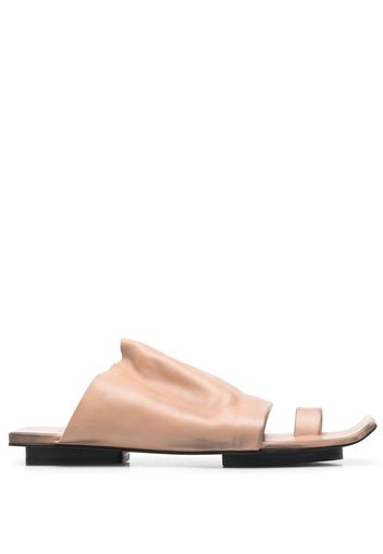 Uma Wang open-toe leather sandals - Neutrals